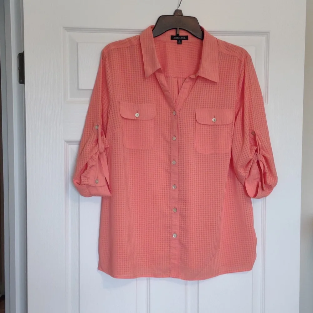 Women's Bundle of Five Size Large Blouse/Shirts - Picture 3 of 6